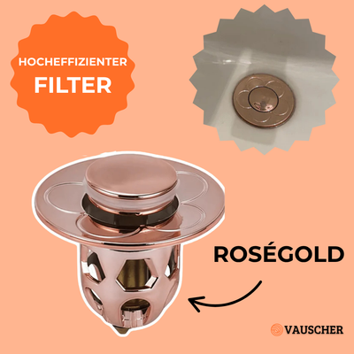 Pop-up Abflussstöpsel | Verhindert Haarverstopfungen in Bad & Dusche