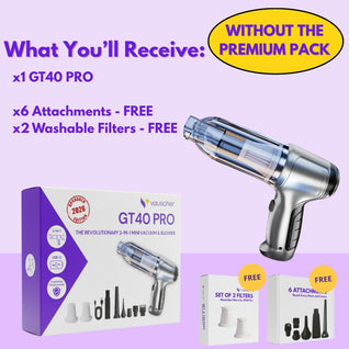GT40 Pro Precision Vacuum Cleaner and Blower ~ Trusted by thousands across Ireland
