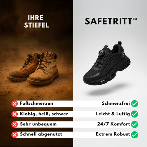 SafeTritt | Für Sicherheit & ganztägigen Komfort entwickelt