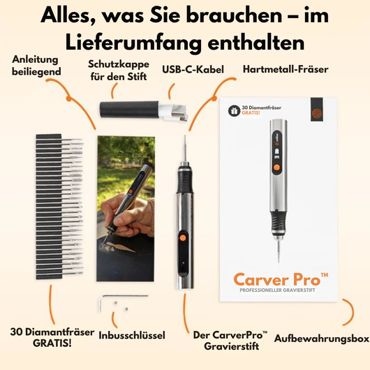 Carver Pro™ | Der Gravierstift für kreative Köpfe 🧑‍🎨