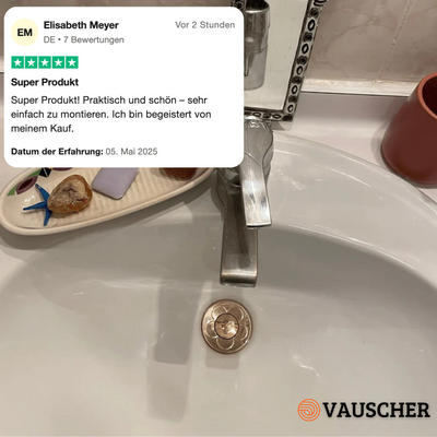 Pop-up Abflussstöpsel | Verhindert Haarverstopfungen in Bad & Dusche