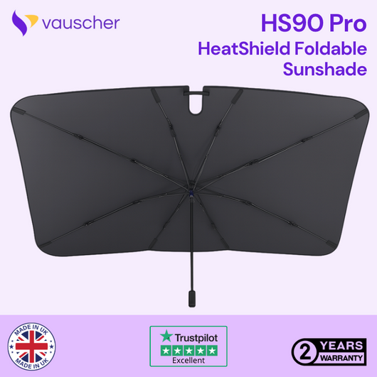 HS90 Pro HeatShield Foldable Sunshade ~ Trusted by thousands across Ireland