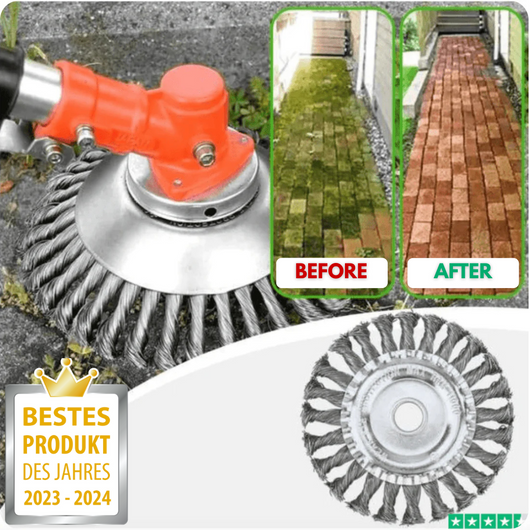 ST60 PRO® Brush Cutter Head ~ Effortlessly Cuts Through Tall Grass & Dense Brush