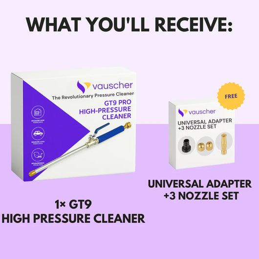 GT9 High-Pressure Cleaner ~ Turn Any Hose into a Power Cleaning Tool