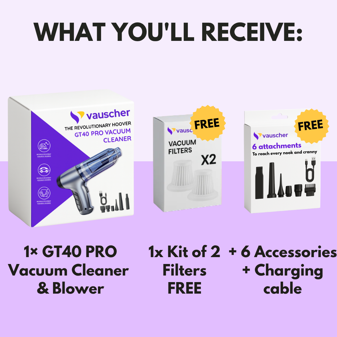GT40 Pro Precision Vacuum Cleaner ~ Trusted by thousands across Ireland